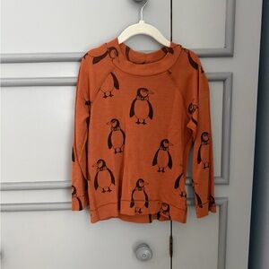 Mini Rodini penguin wool base layer kids
